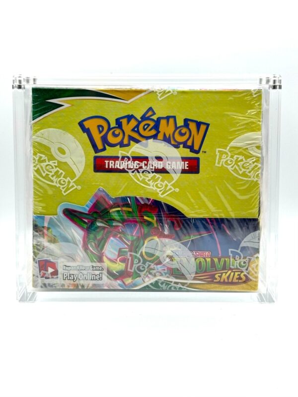 Pokemon / Evolving Skies Display / Englisch / OVP / Sealed / +Acryl Case